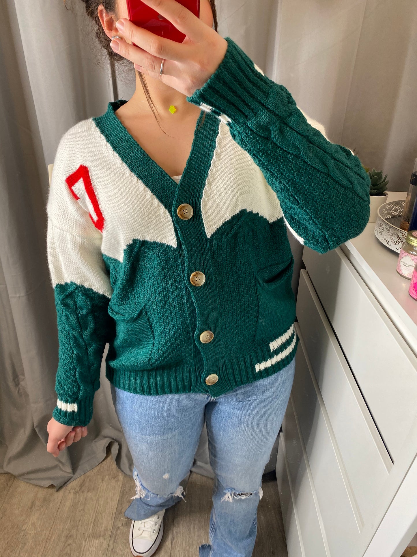 Gilet school vert