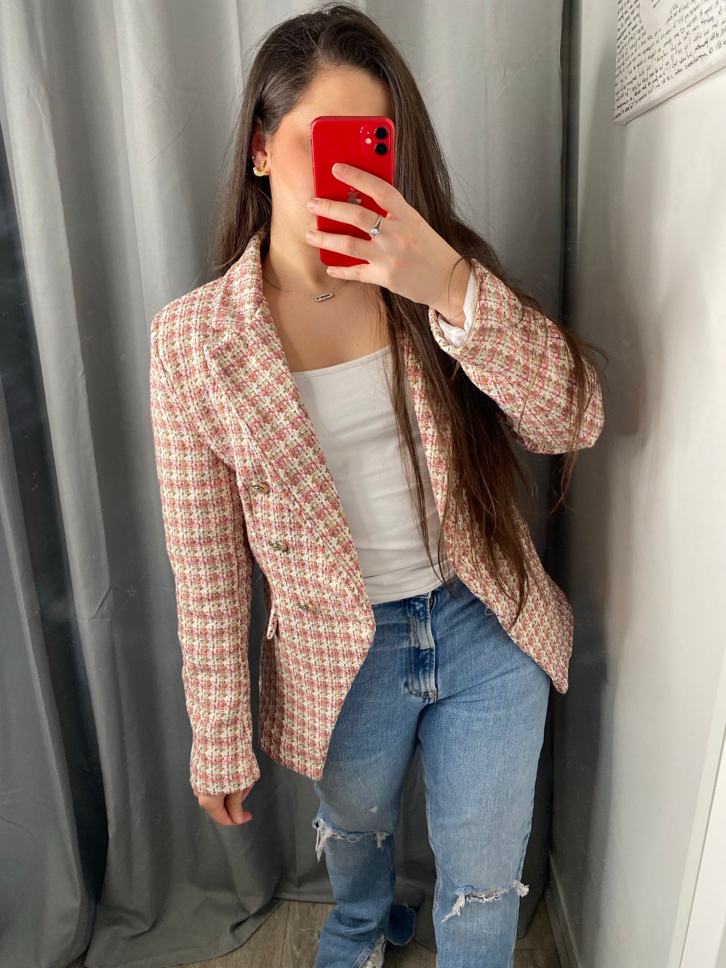 Blazer en tweed