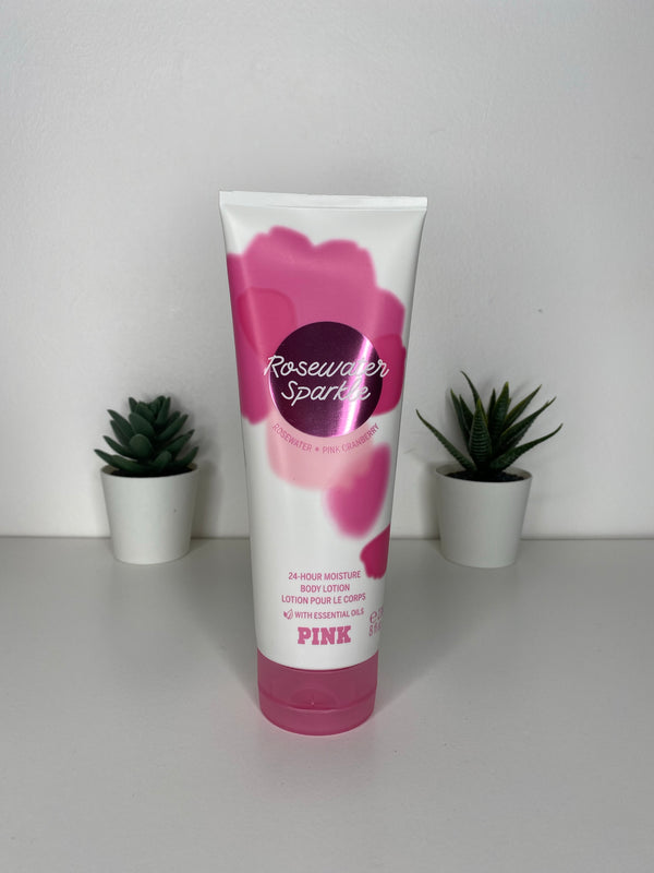 Lait corporel Victoria’s Secret pink rosewater sparkle
