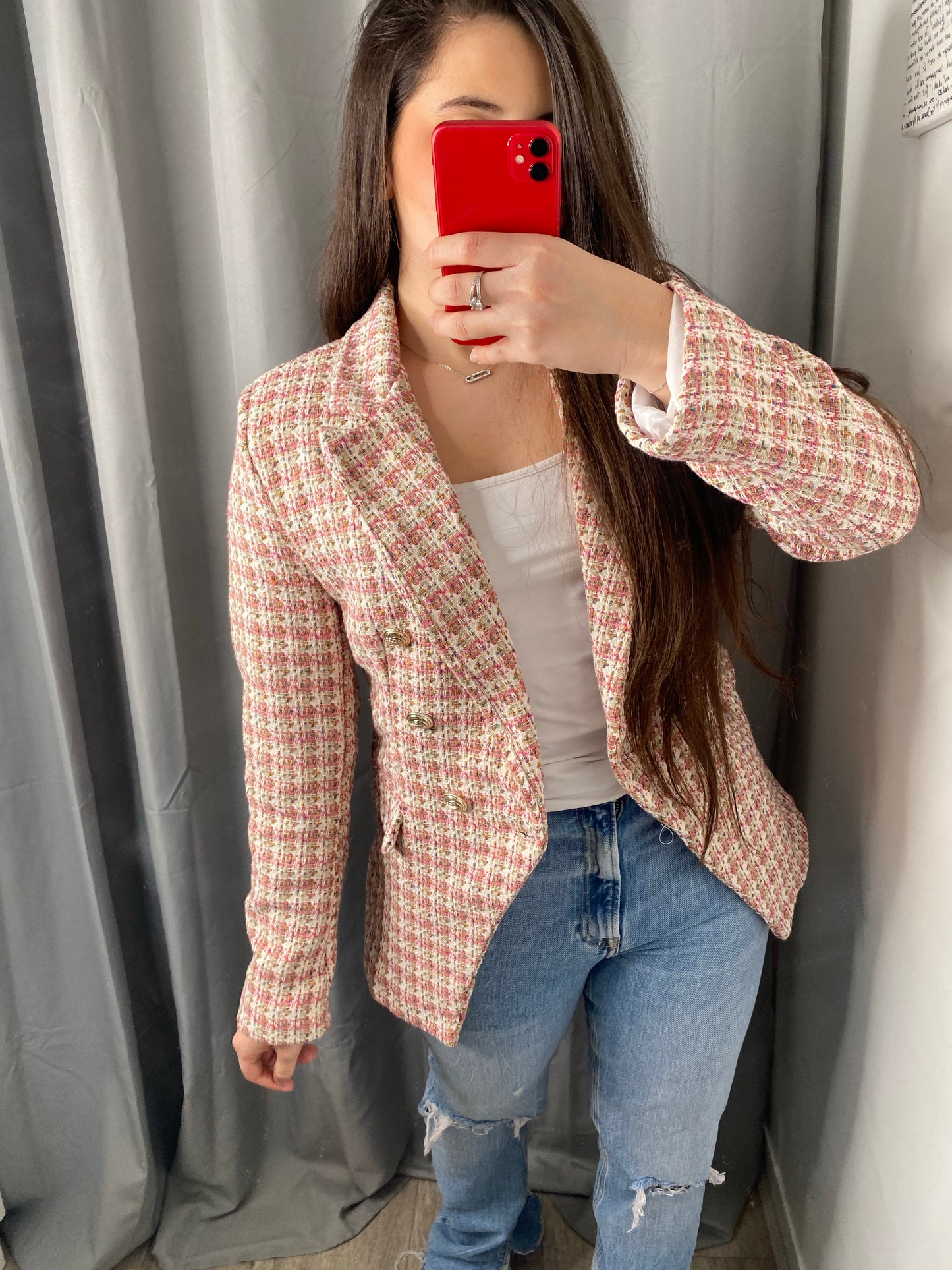 Blazer en tweed