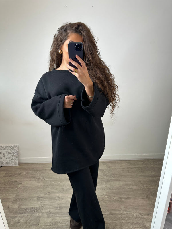 Ensemble jogging noir