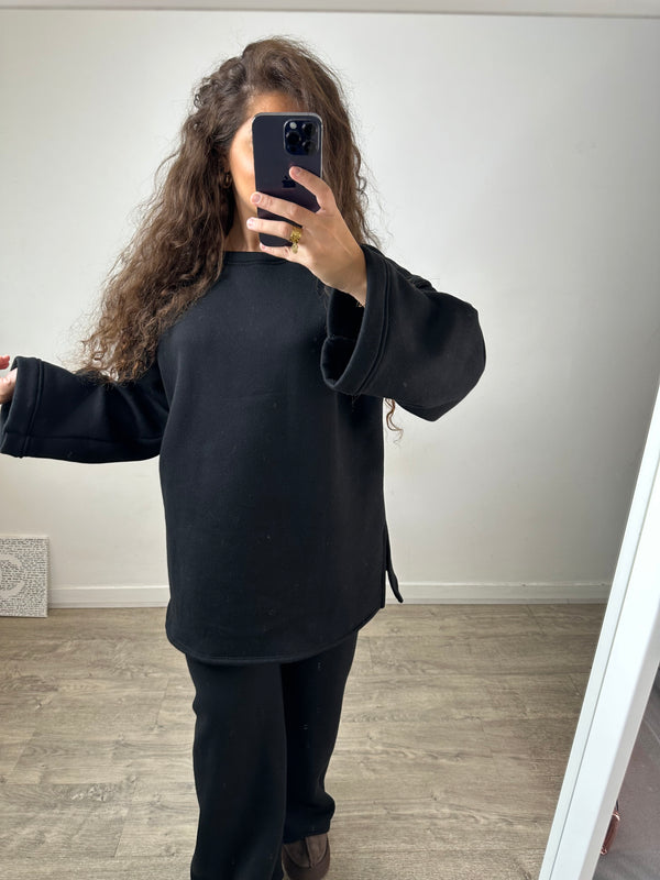 Ensemble jogging noir