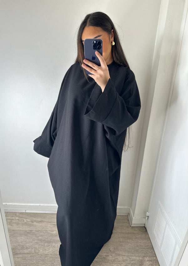 Abaya mastour noir