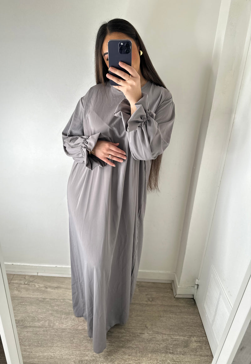 Abaya gris foncé