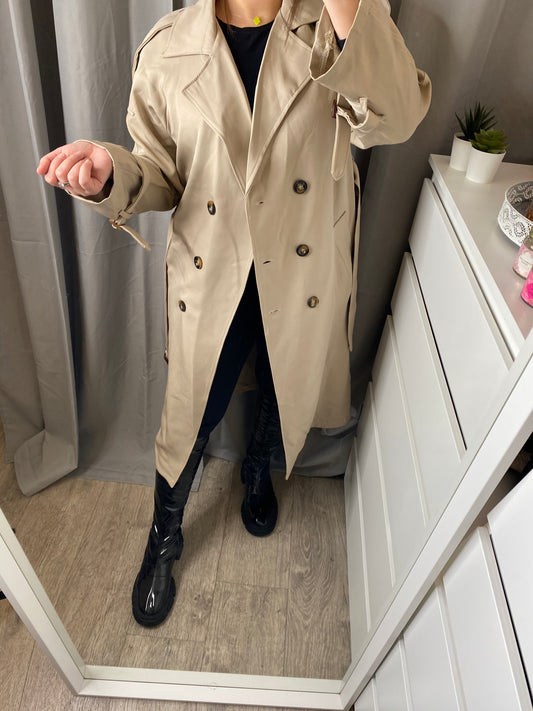 Trench beige creme