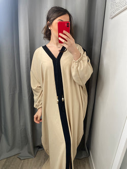 Abaya Emirates beige