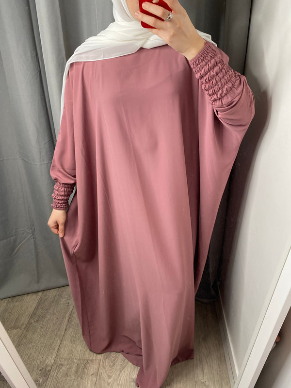 Abaya Myriam vieu rose