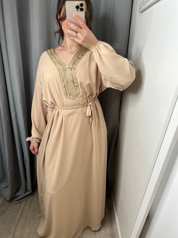 Abaya Medina beige