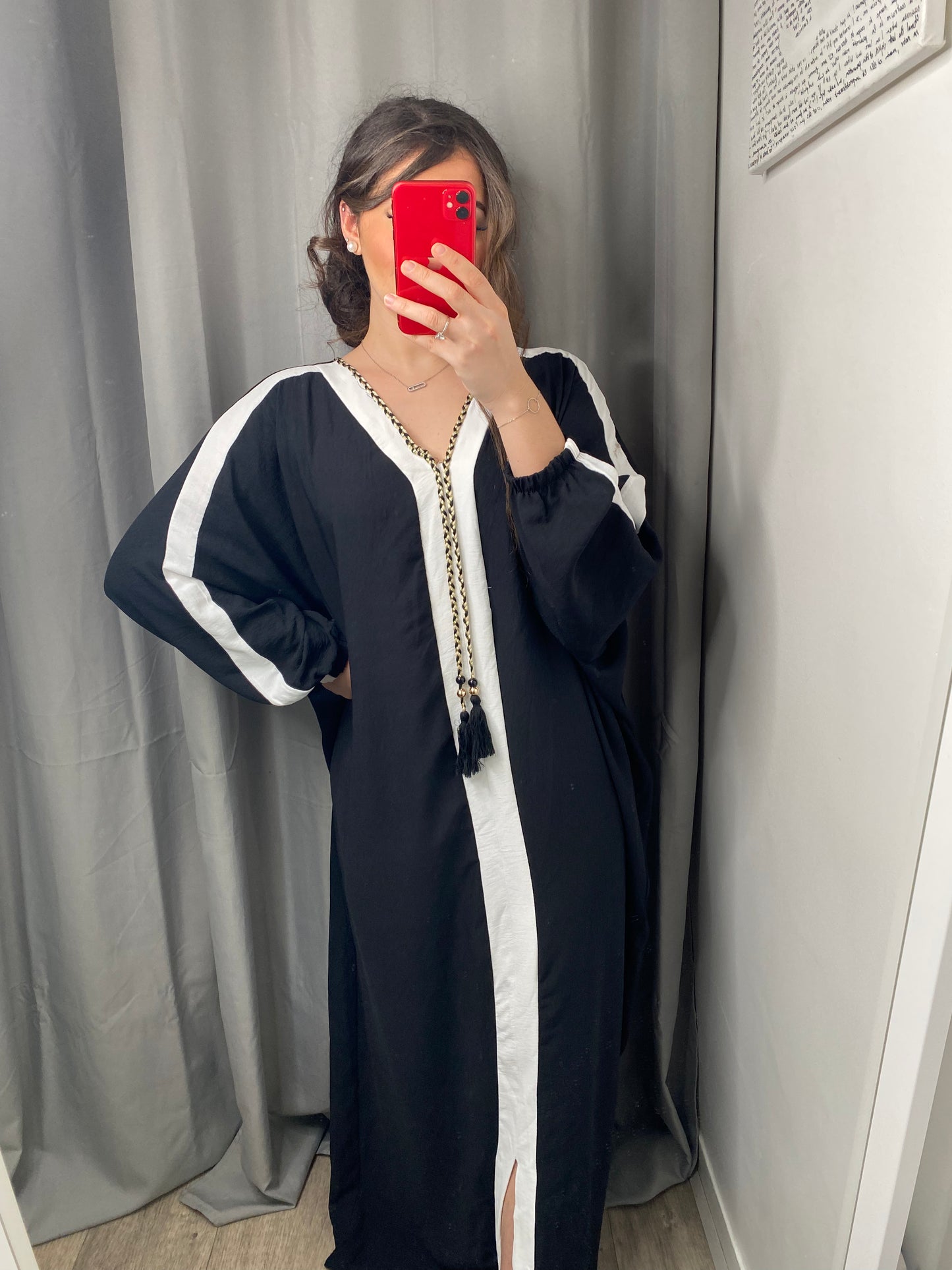 Abaya Emirates noir