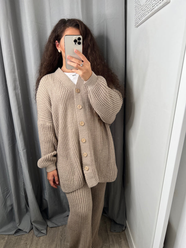 Ensemble COMFY long beige crème