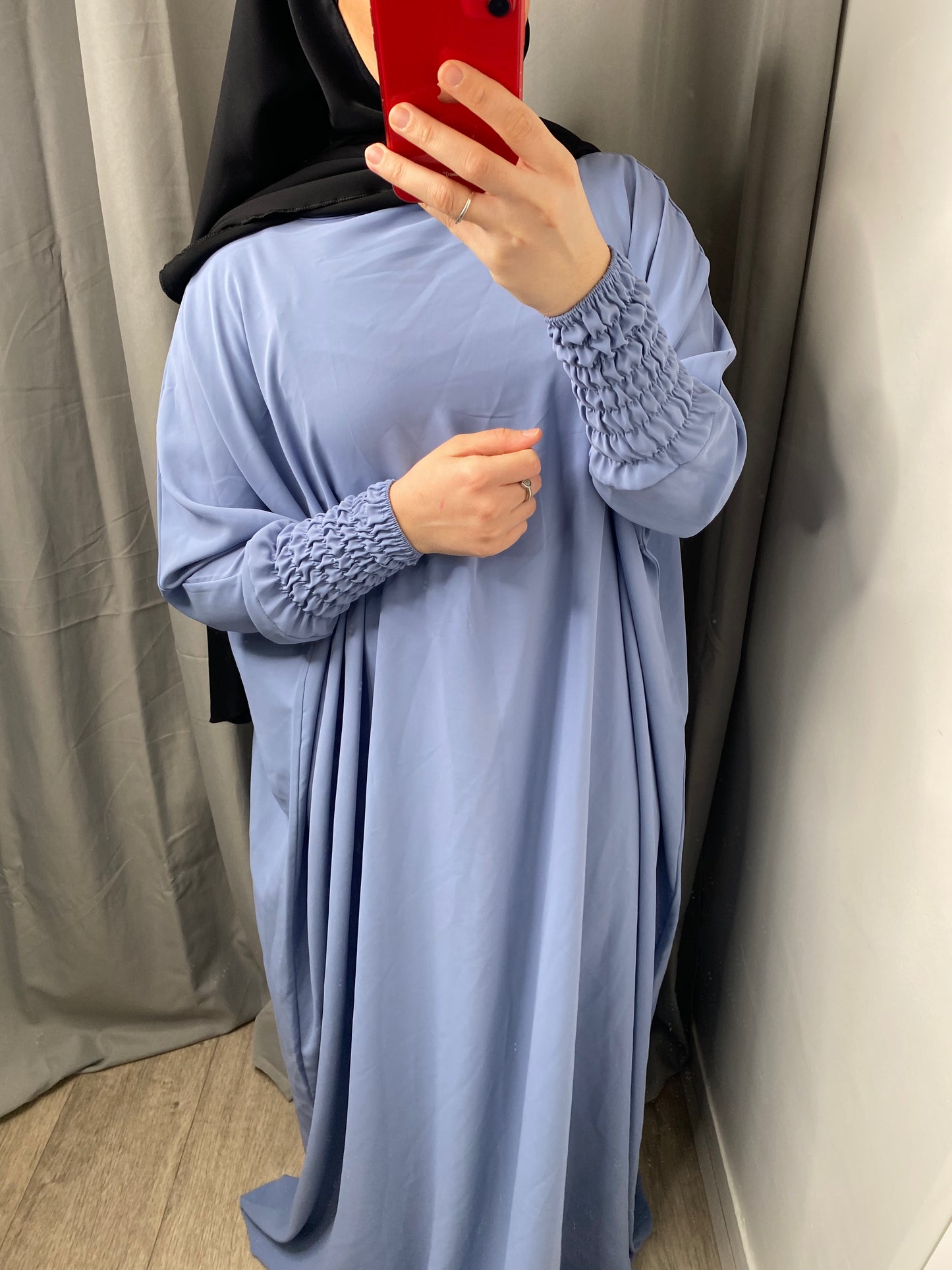 Abaya Myriam bleu