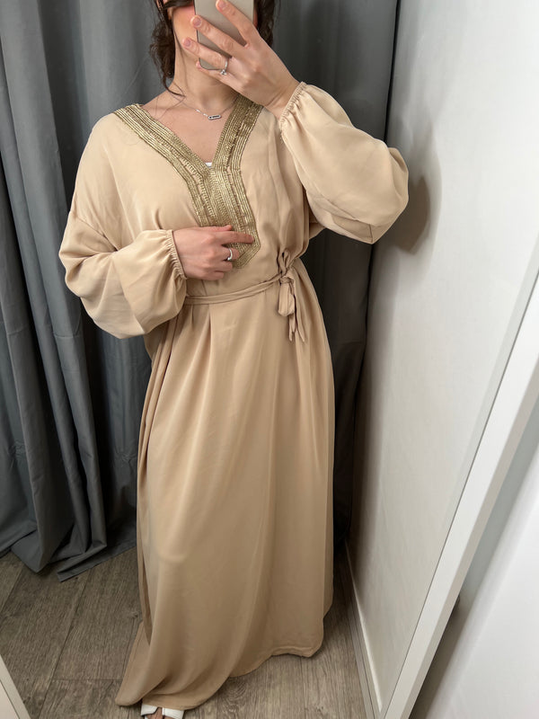 Abaya Medina beige