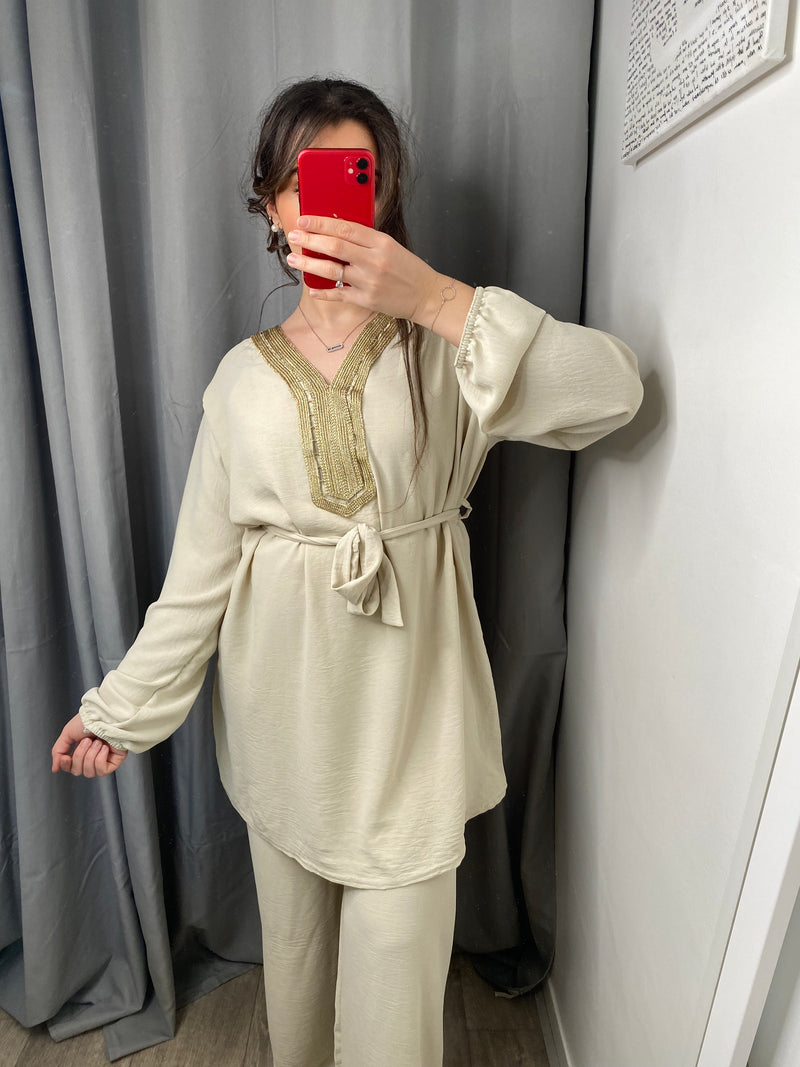 Ensemble Jasmine beige