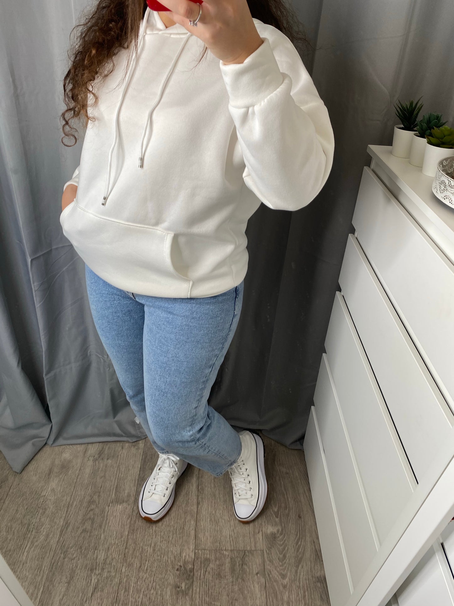 Sweat basic blanc
