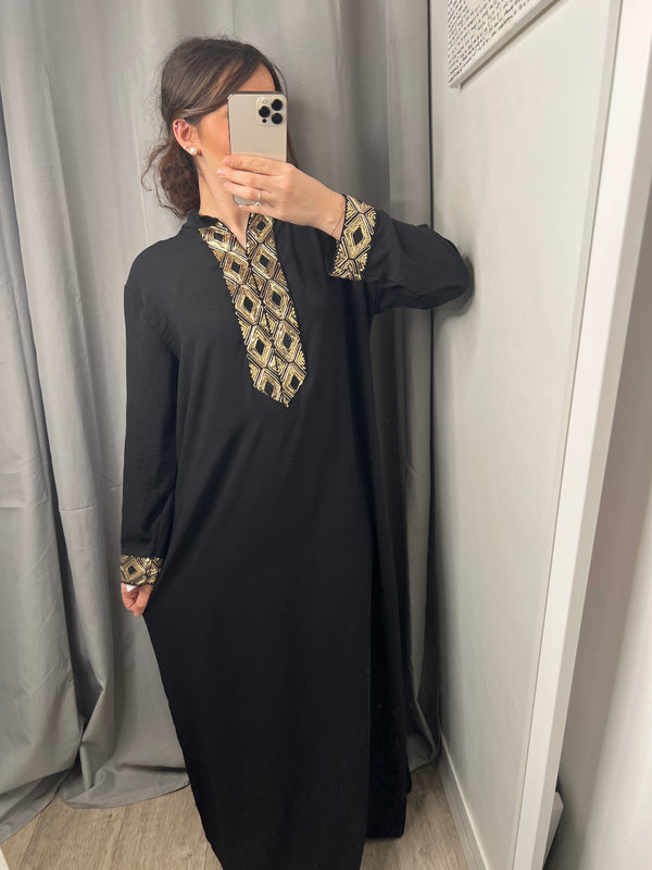 Abaya Zeïa noir