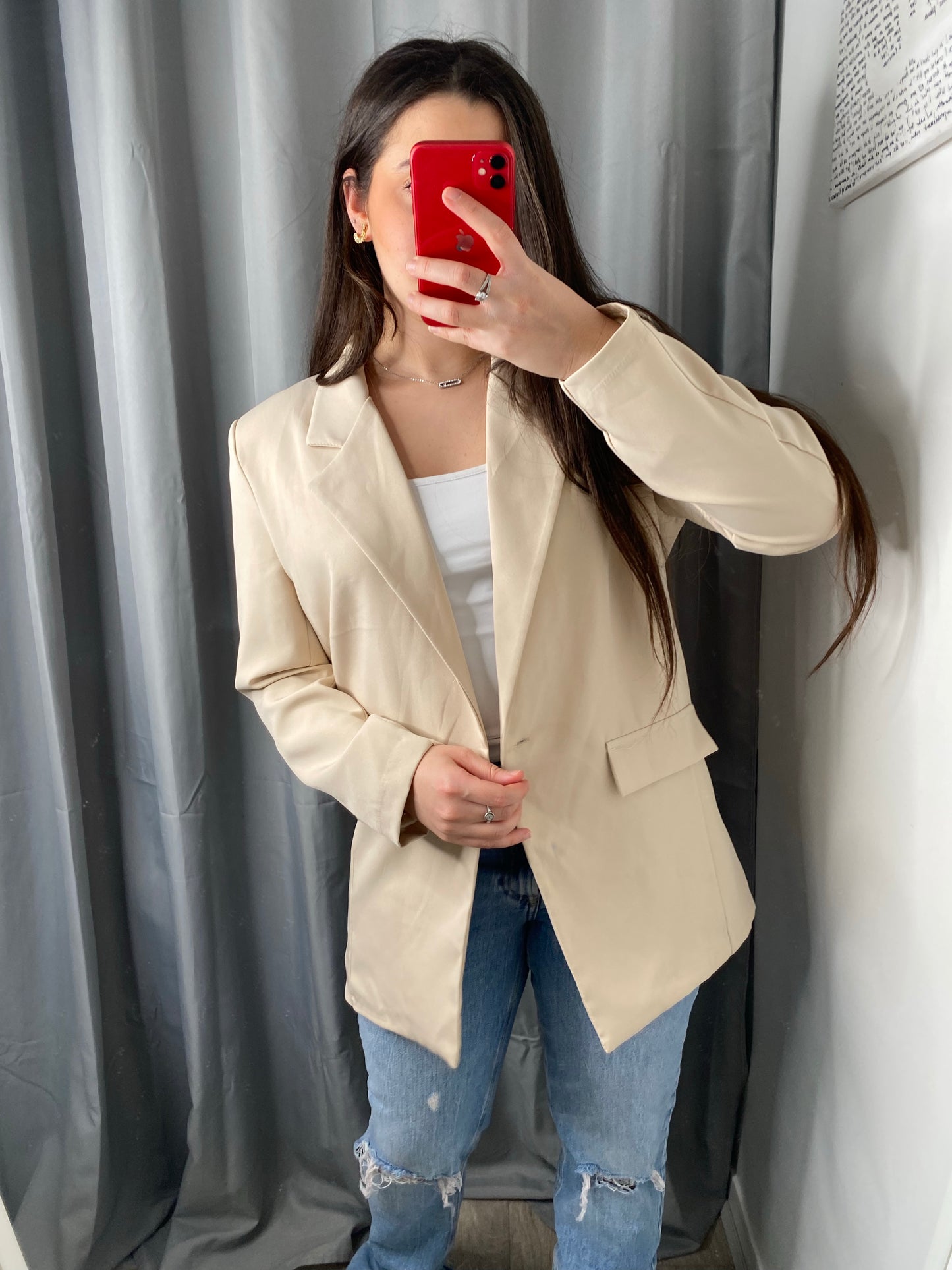 Blazer  oversize beige
