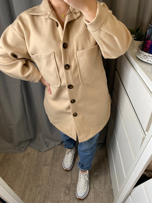 Surchemise beige