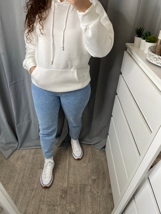 Sweat basic blanc