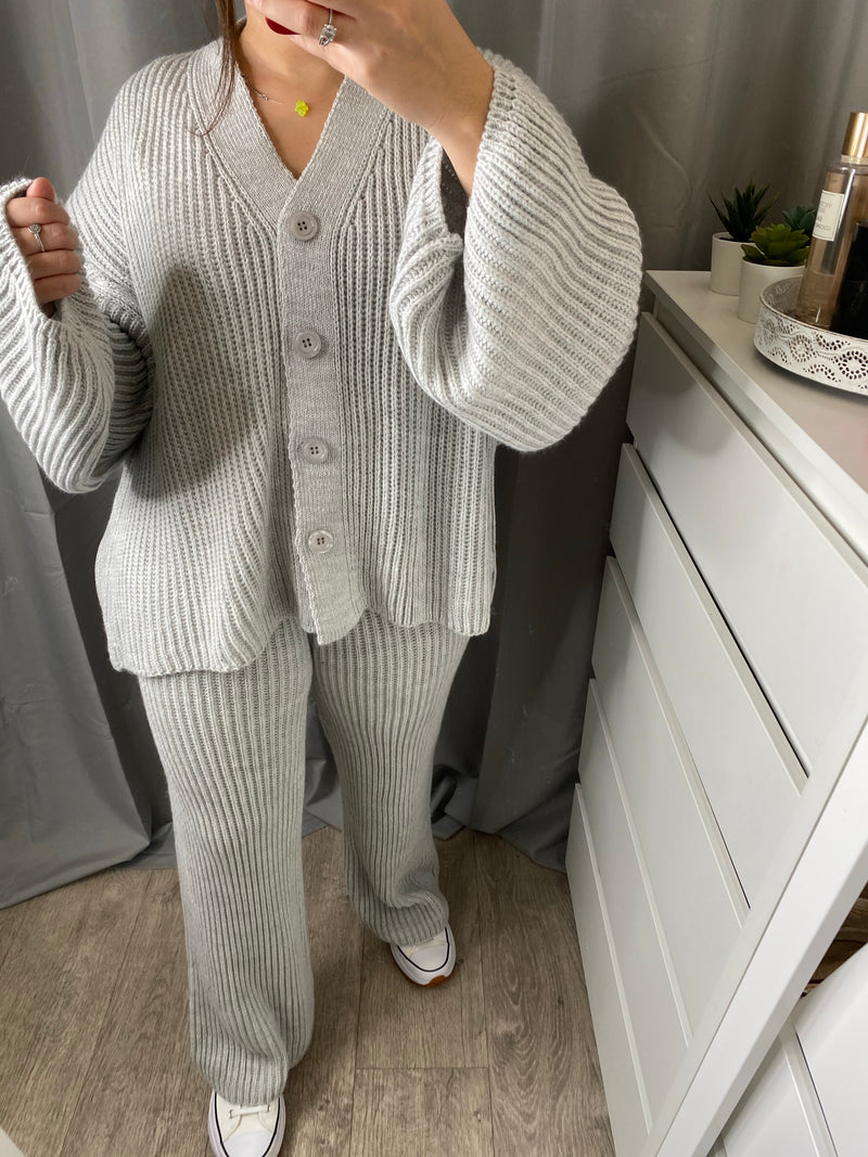 Ensemble comfy gris