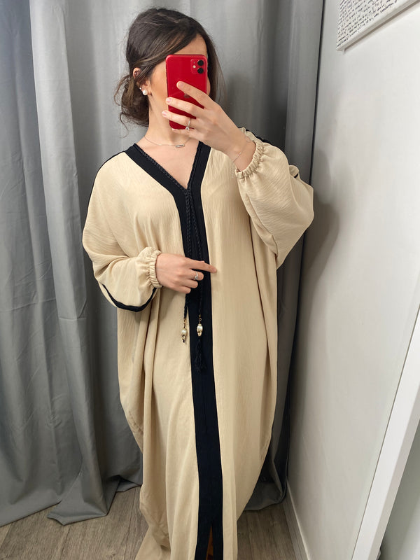 Abaya Emirates beige