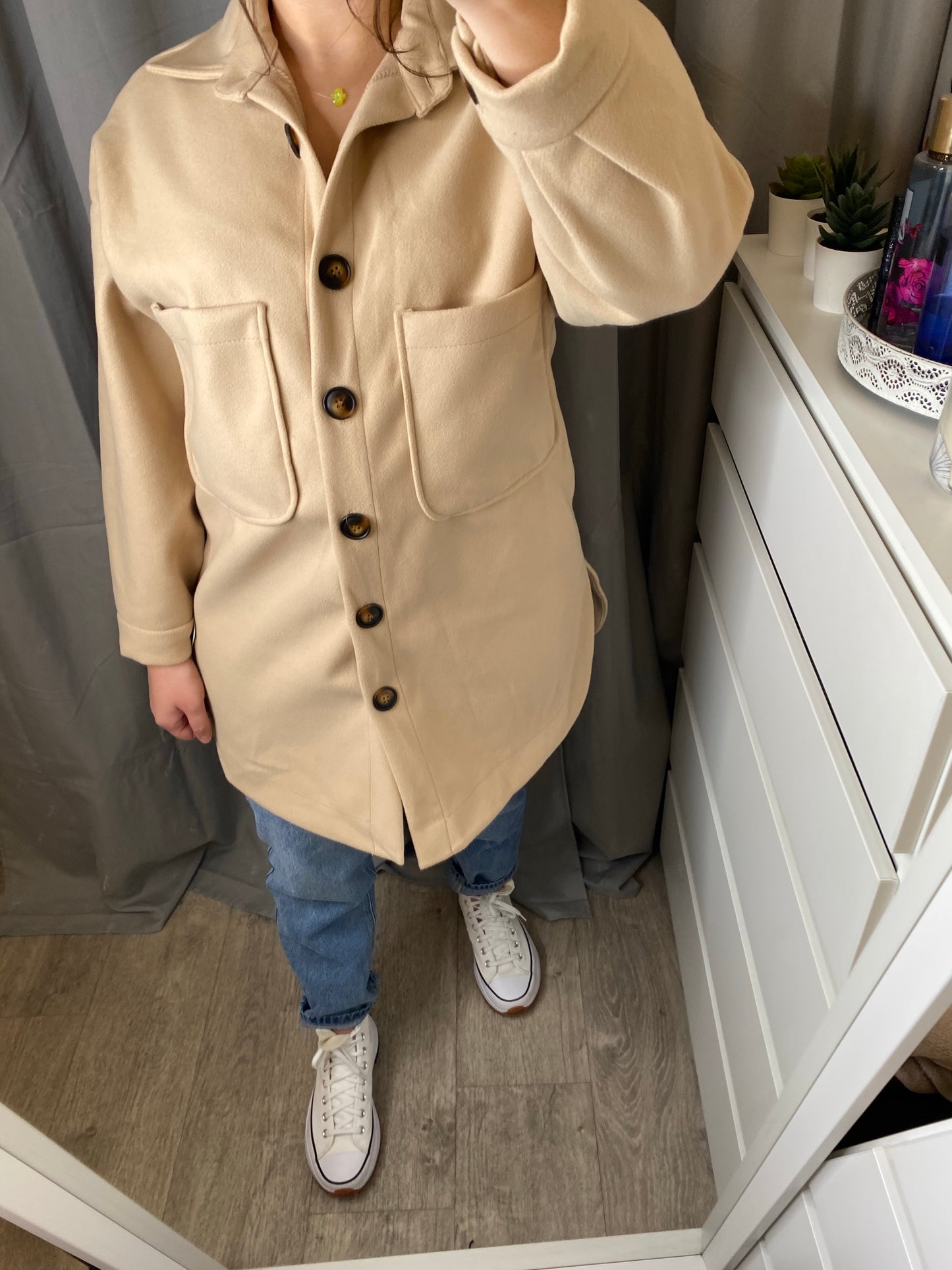 Surchemise beige