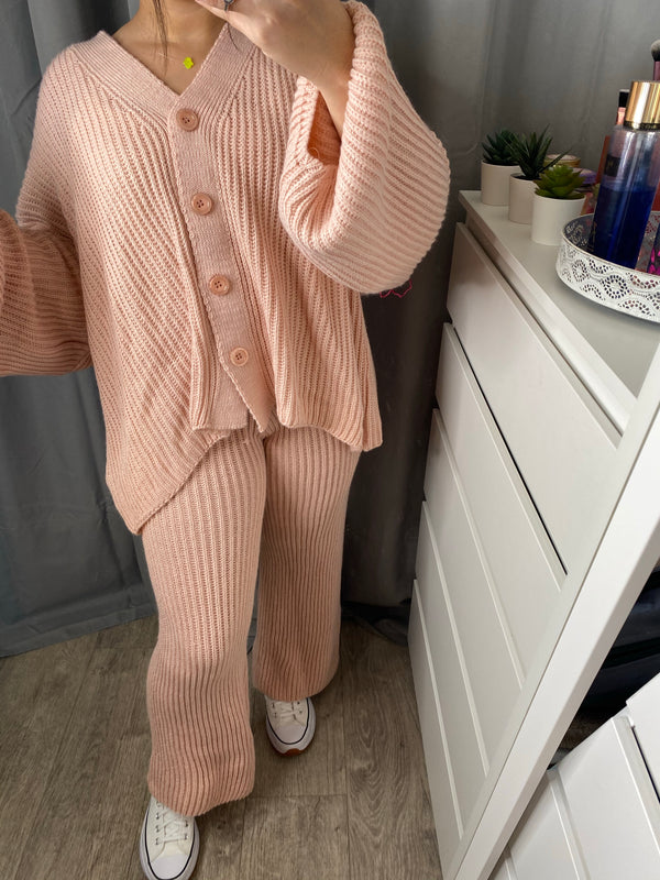 Ensemble comfy rose clair