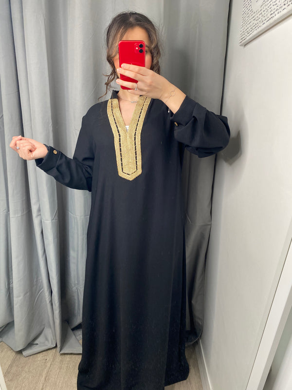 Abaya Jasmine noir